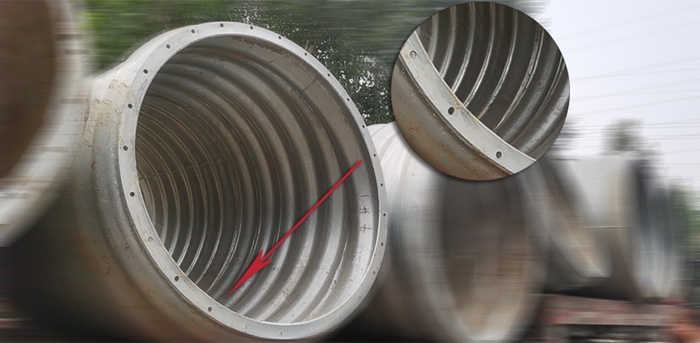 內法蘭金屬波紋涵管 內法蘭金屬波紋涵管